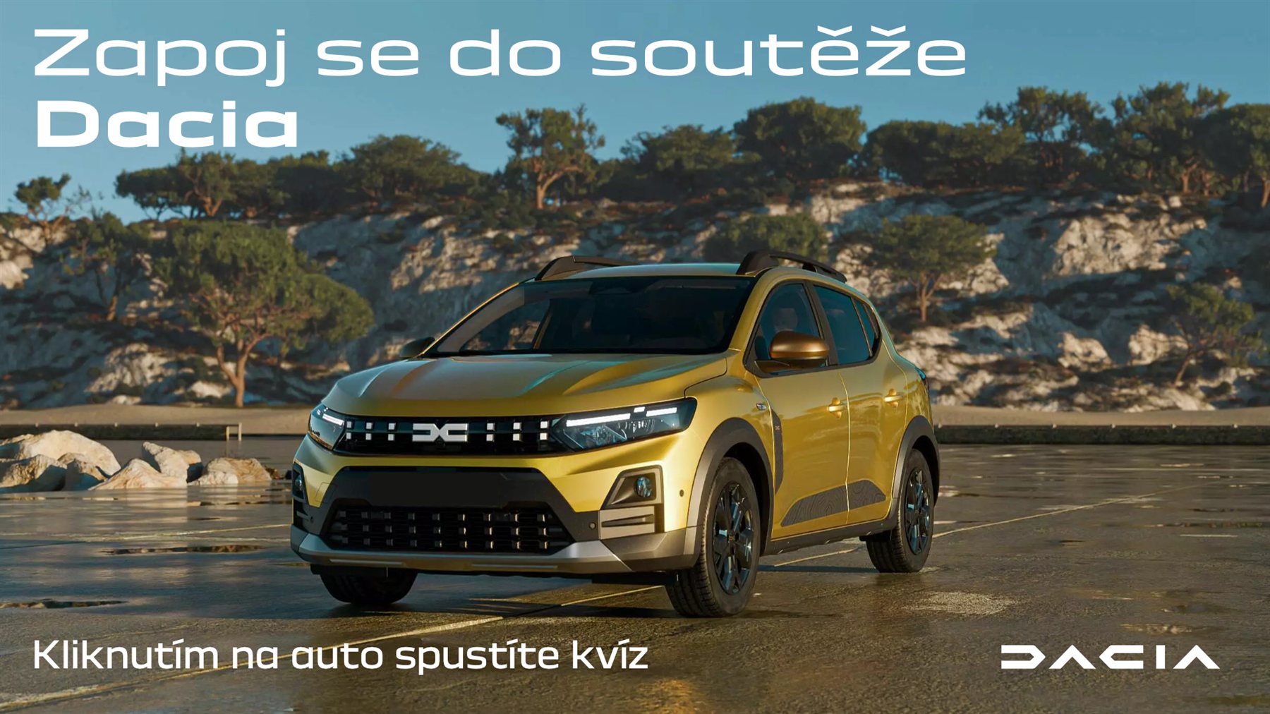 Zapoj se do soutěže Dacia – kliknutím spustíš kvíz